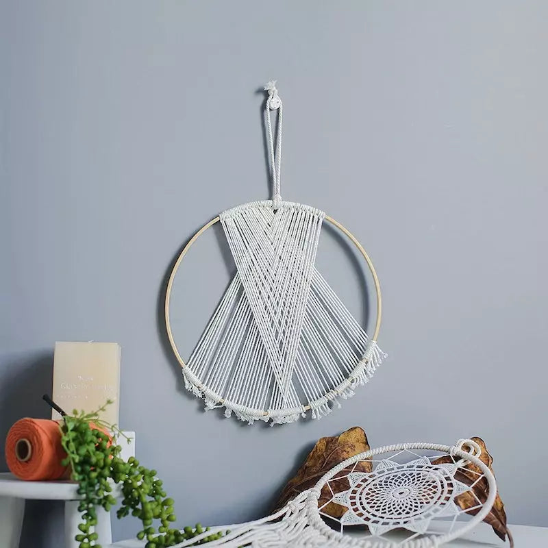 16 Pièces Cercle Metal, 45/100/150/200mm Cercle Attrape Reve