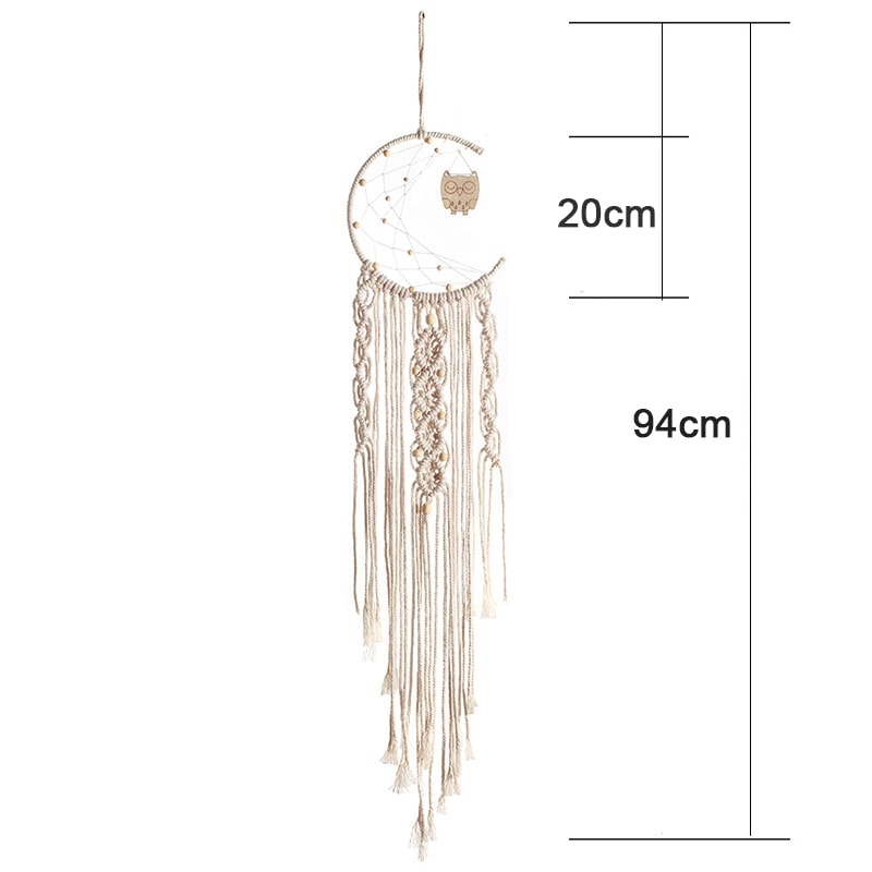 Chouette en macramé