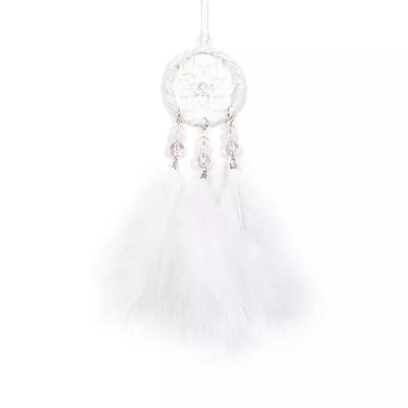 Petit Attrape-rêve Blanc | Maison de l'attrape-rêve