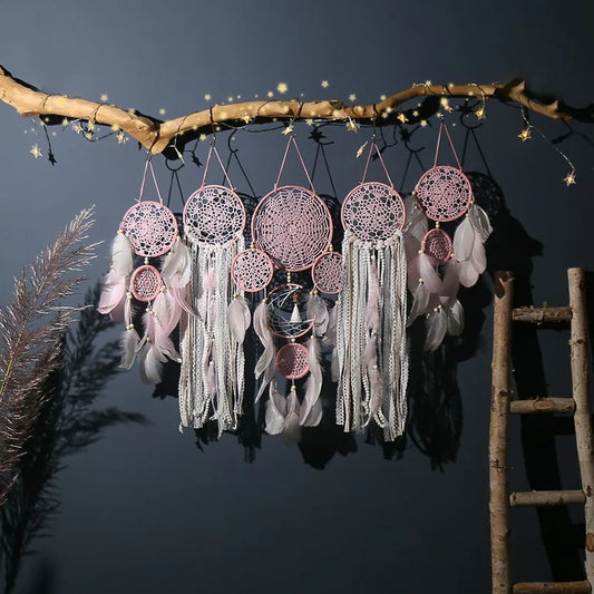 Tête de lit Attrape-rêve Rose 🩷