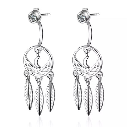 Boucles d'oreilles lune