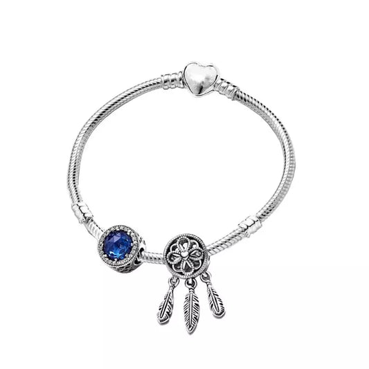 Bracelet attrape-rêve Bleu