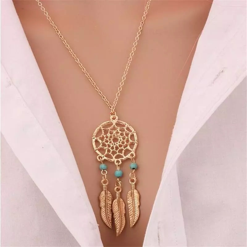 Collier Attrape-rêve Plaqué Or